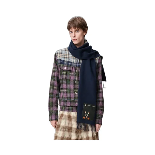 Scarf In Wool And Cashmere