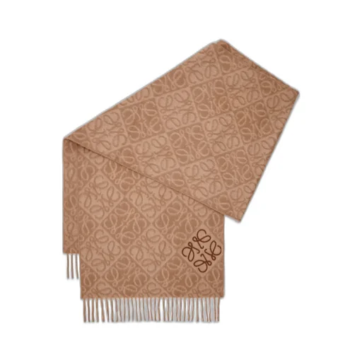 Anagram Scarf In Wool And Cashmere