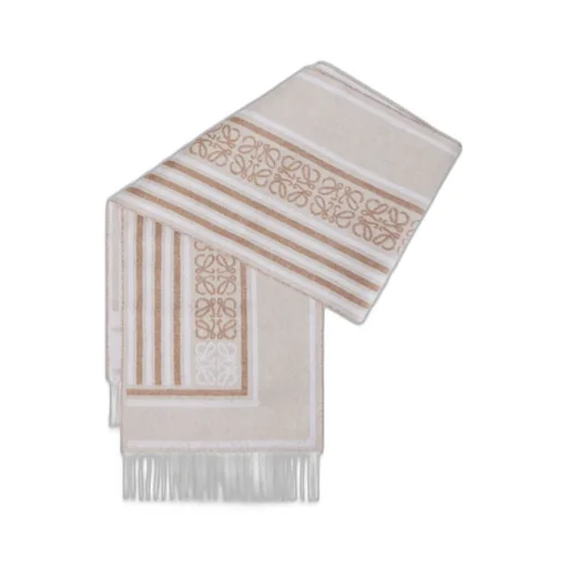 Scarf In Wool And Cashmere