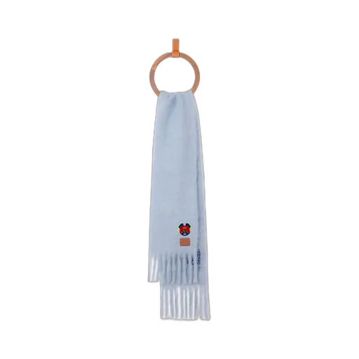 Scarf In Mohair And Wool Blend