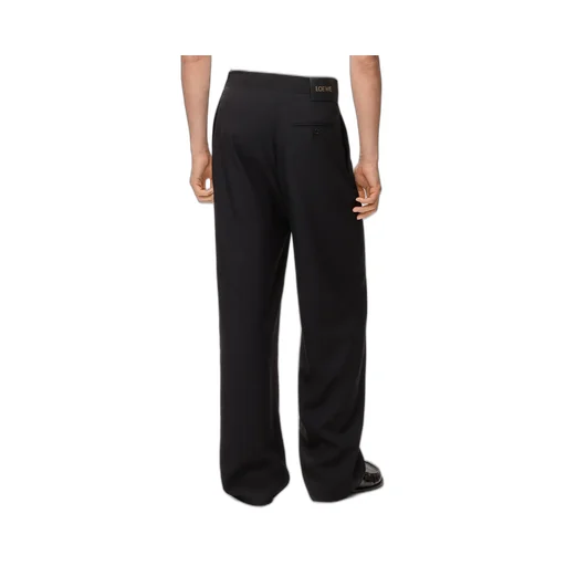 Belted Trousers In Wool