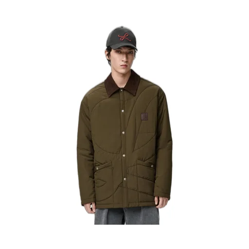 Padded Overshirt In Technical Shell