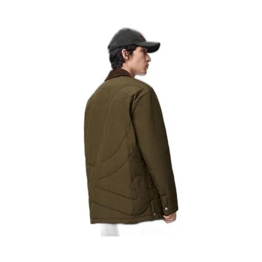 Padded Overshirt In Technical Shell