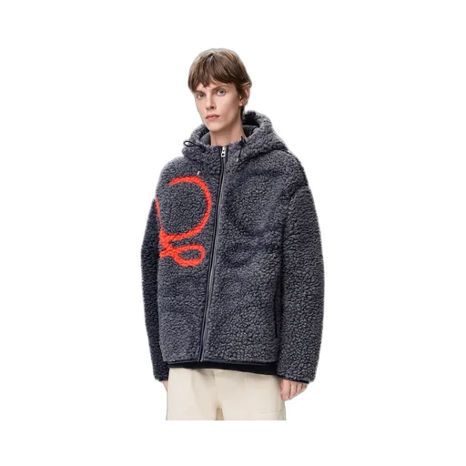 Hooded Jacket In Wool Blend