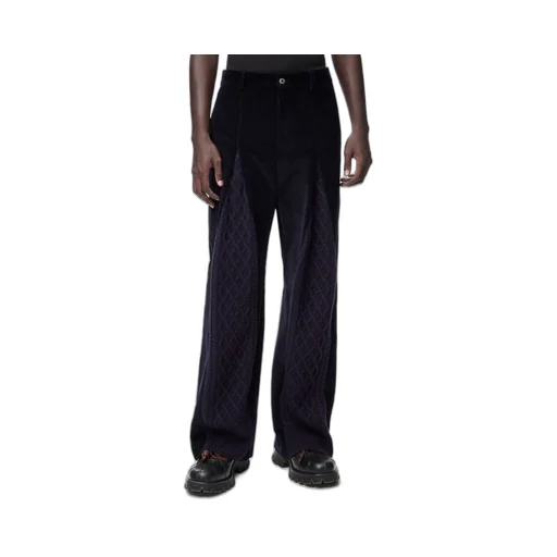 Hybrid Trousers In Cotton And Wool