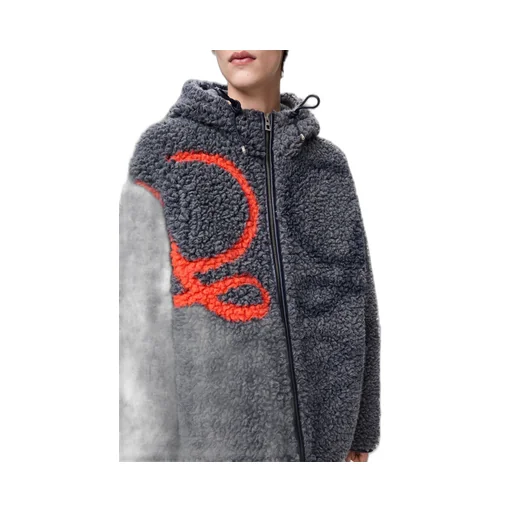 Hooded Jacket In Wool Blend