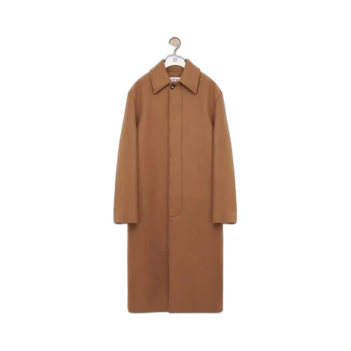 Belted Coat In Wool
