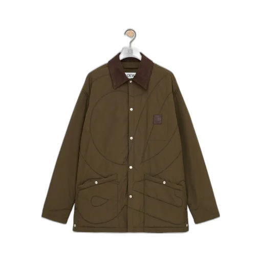 Padded Overshirt In Technical Shell