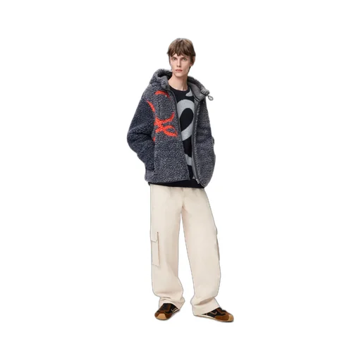 Hooded Jacket In Wool Blend