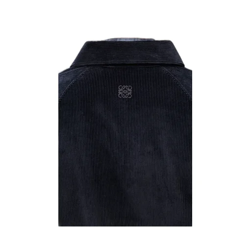 Hybrid Overshirt In Cotton And Wool