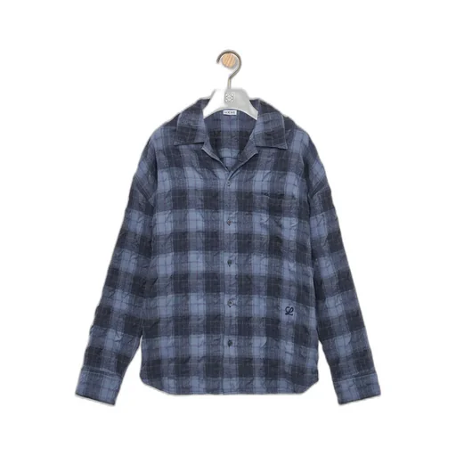 Shirt In Wool And Cotton