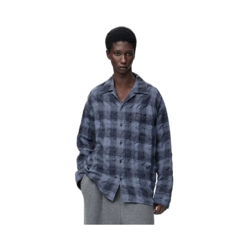 Shirt In Wool And Cotton