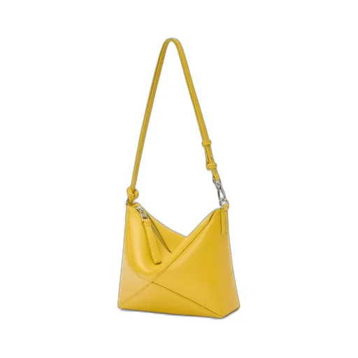 Puzzle Fold Pouch In Shiny Nappa Calfskin