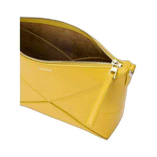 Puzzle Fold Pouch In Shiny Nappa Calfskin