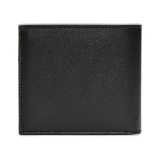 Bifold Coin Wallet In Satin Calfskin