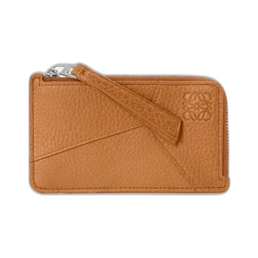 Puzzle Coin Cardholder In Supple Grained Calfskin