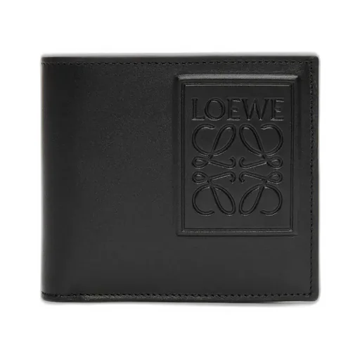 Bifold Coin Wallet In Satin Calfskin