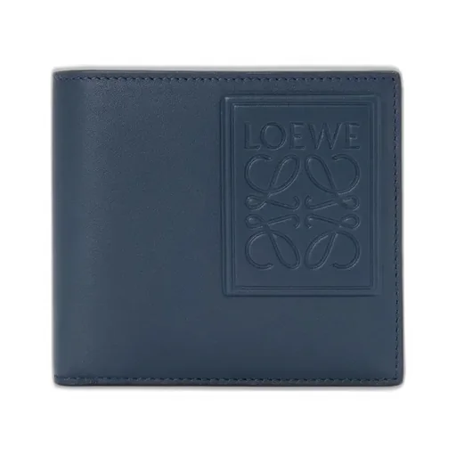 Bifold Coin Wallet In Satin Calfskin