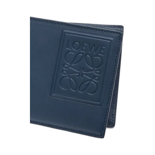 Bifold Coin Wallet In Satin Calfskin