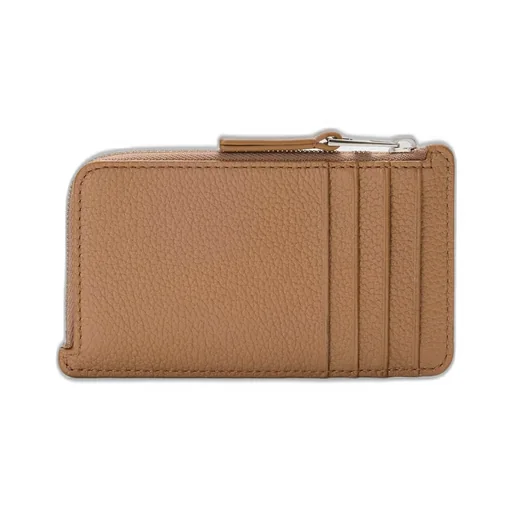Coin Cardholder In Smooth And Grained Calfskin