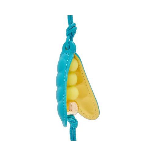 Pea Pod Charm In Classic Calfskin