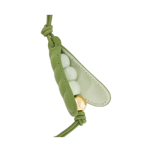 Pea Pod Charm In Classic Calfskin