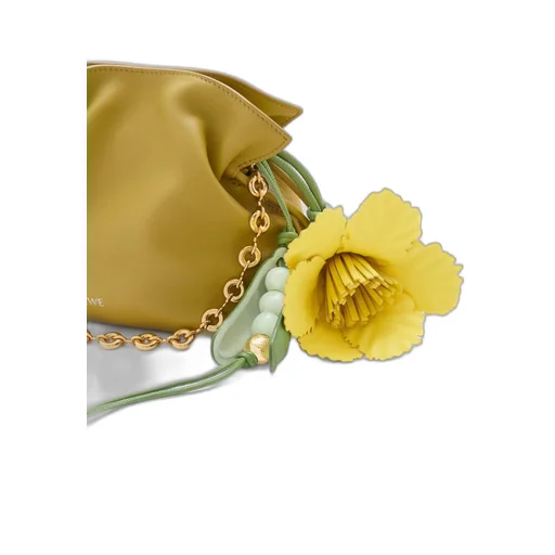 Pea Pod Charm In Classic Calfskin