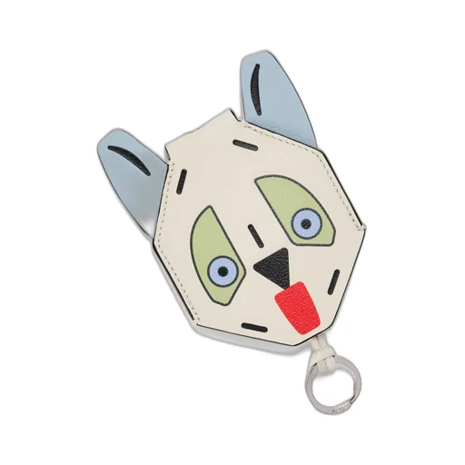 Futurist Cat Keyfob In Calfskin