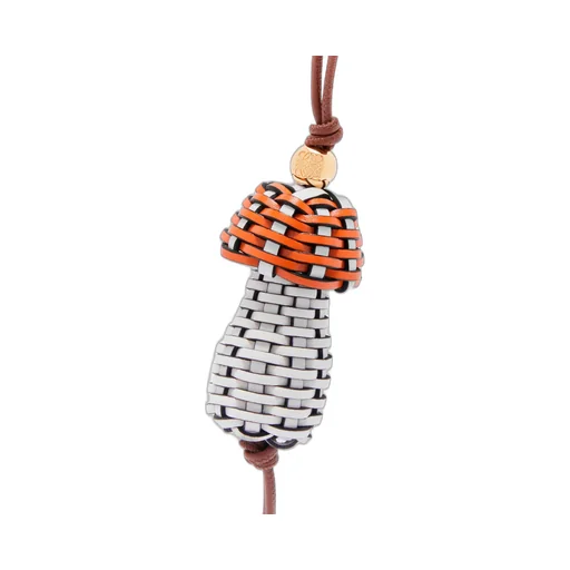 Mushroom Charm In Classic Calfskin