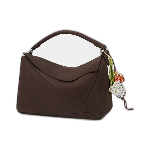 Mushroom Charm In Classic Calfskin