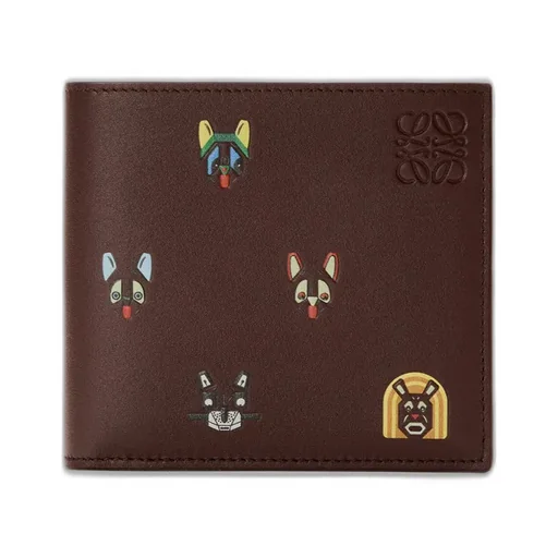 Cats Bifold Wallet In Classic Calfskin