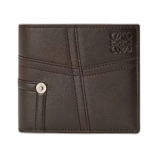 Panta Bifold Wallet In Shiny Calfskin