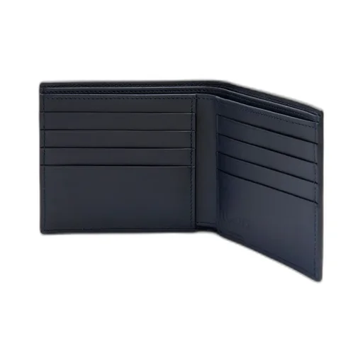 Bifold Wallet In Soft Grained Calfskin