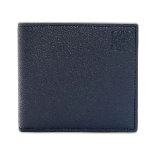 Bifold Wallet In Soft Grained Calfskin