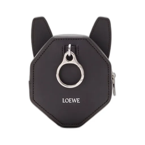 Futurist Cat Coincase In Classic Calfskin