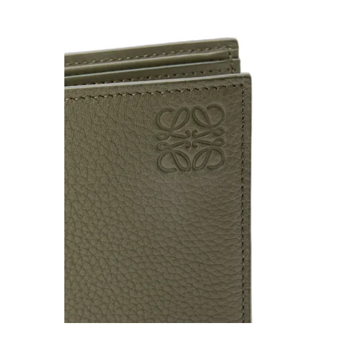 Bifold Wallet In Soft Grained Calfskin