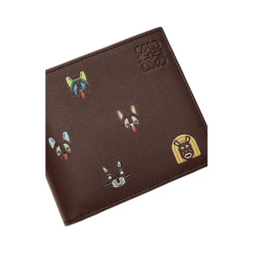 Cats Bifold Wallet In Classic Calfskin