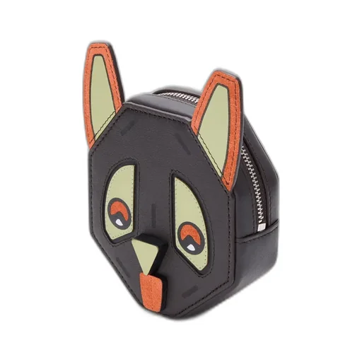 Futurist Cat Coincase In Classic Calfskin