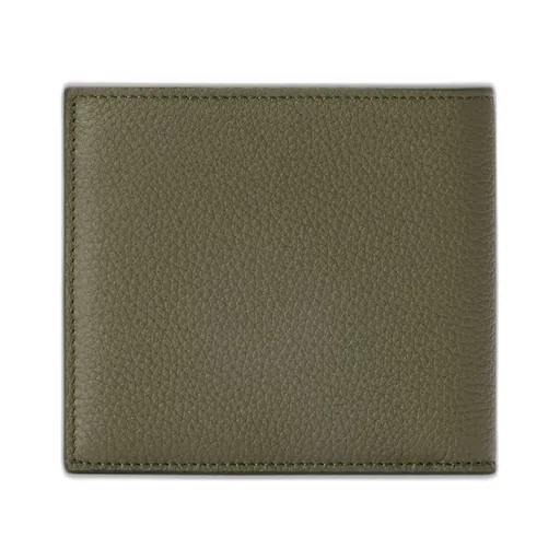 Bifold Wallet In Soft Grained Calfskin