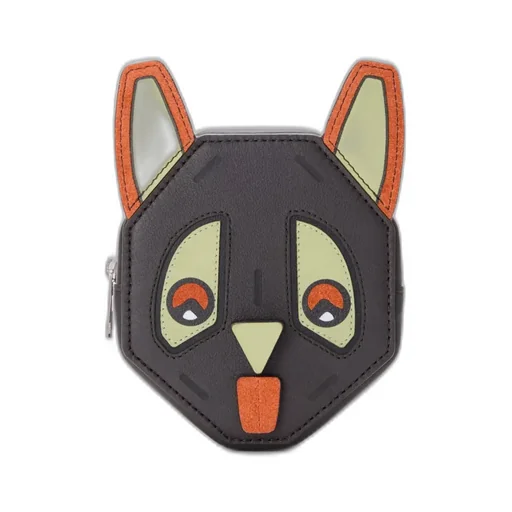 Futurist Cat Coincase In Classic Calfskin