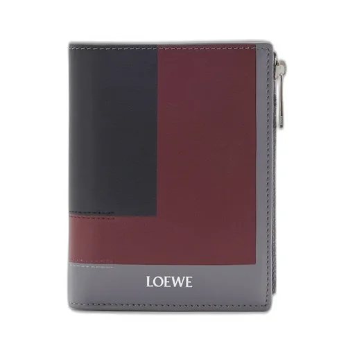 Slim Compact Wallet In Nappa Calfskin