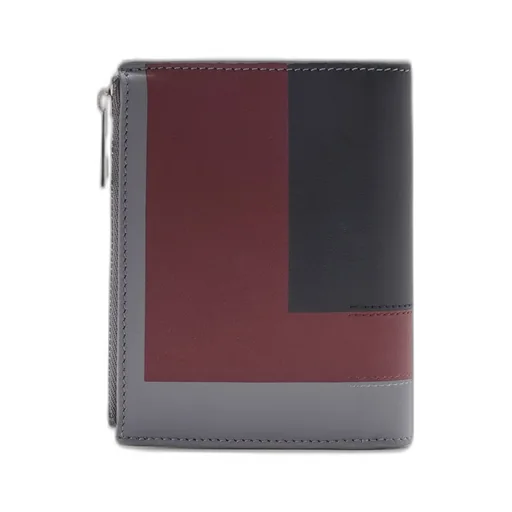 Slim Compact Wallet In Nappa Calfskin
