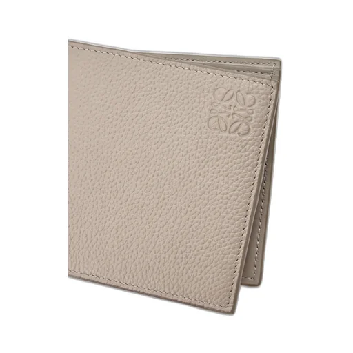 Bifold Coin Wallet In Soft Grained Calfskin