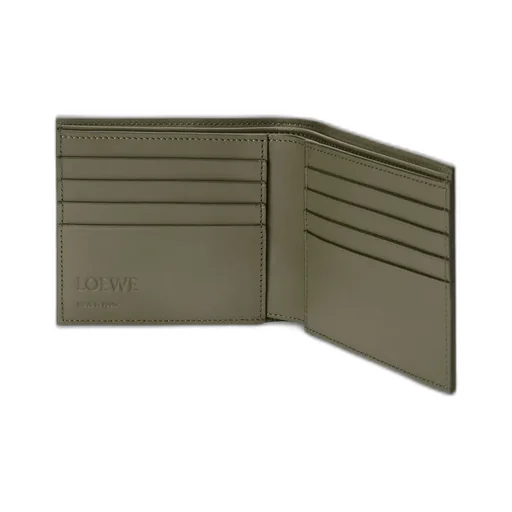 Bifold Wallet In Soft Grained Calfskin