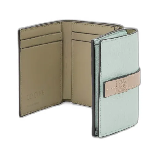 Trifold Wallet In Soft Grained Calfskin