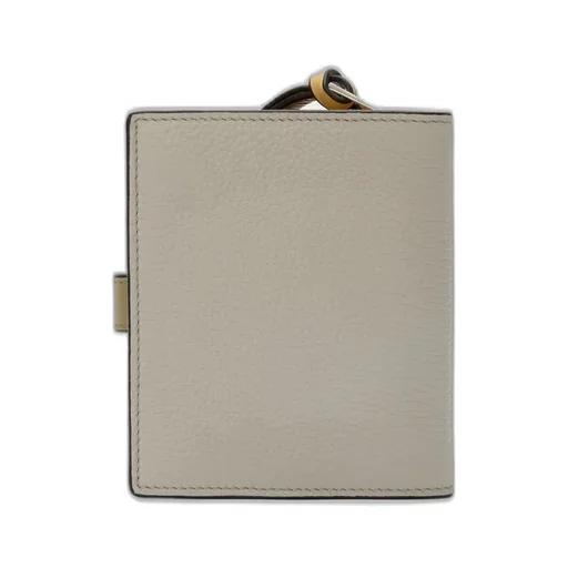 Compact Zip Wallet In Soft Grained Calfskin