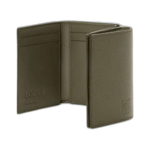 Trifold Wallet In Soft Grained Calfskin