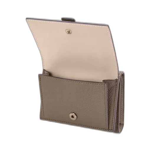 Trifold Wallet In Soft Grained Calfskin
