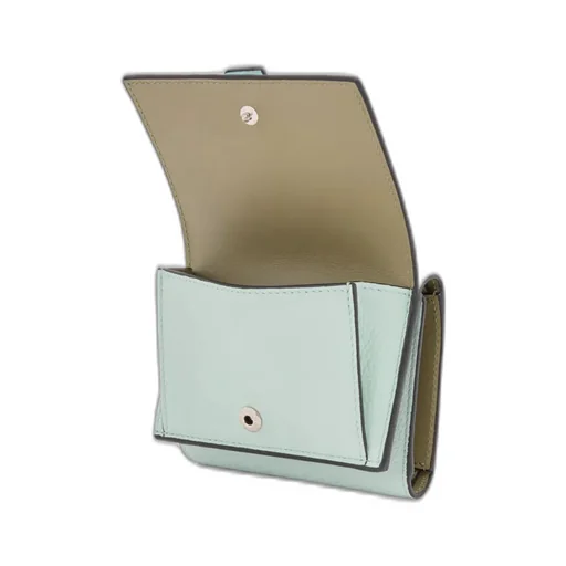 Trifold Wallet In Soft Grained Calfskin