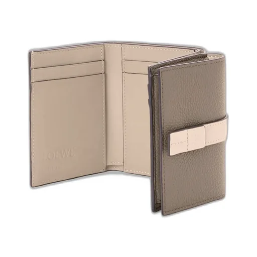 Trifold Wallet In Soft Grained Calfskin